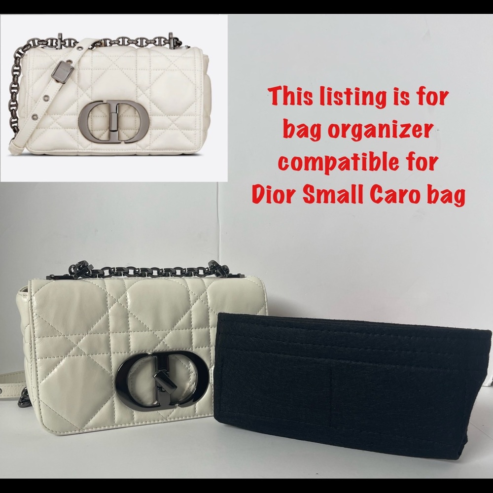 Bag organizer compatible for Dior Small Caro